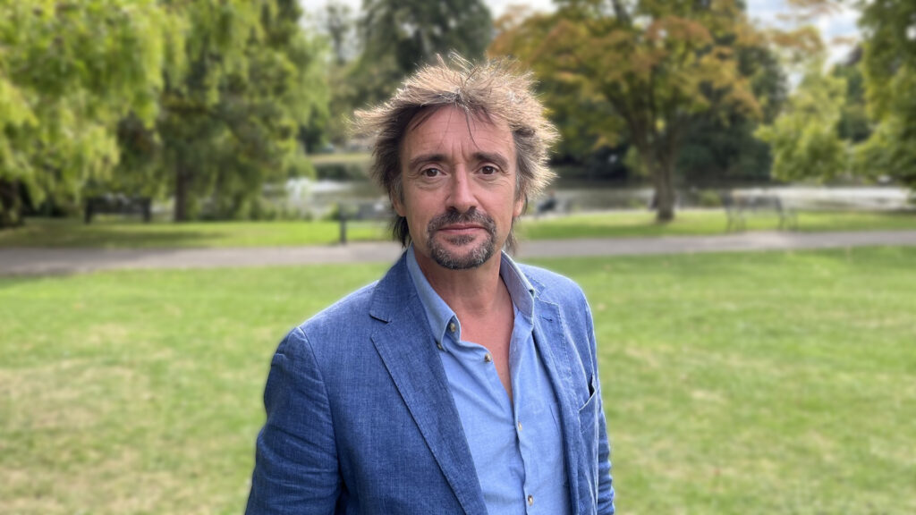 Richard Hammond filming for QEFs BBC Lifeline Appeal