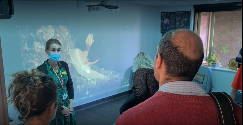 Open morning a great success 3 interactive room