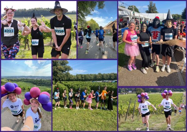Bacchus Wine Half Marathon and 10K 2026, Denbies 1 Bacchus Collage