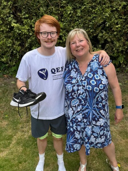 Mums job inspires 10k challenge effort for son 1 Olly and Hazel Drye 1